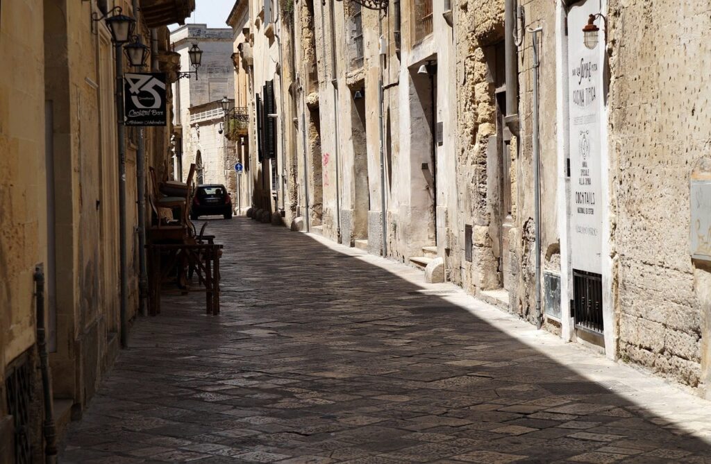 Vicolo del centro storico di Lecce